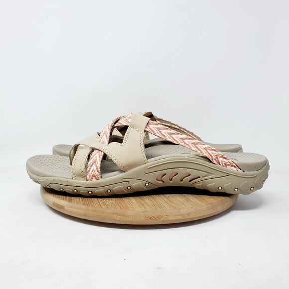 Skechers Sandals Womens 11 Reggae Soundstage Strappy Sport Thong Flip Flop Shoes - Picture 3 of 12